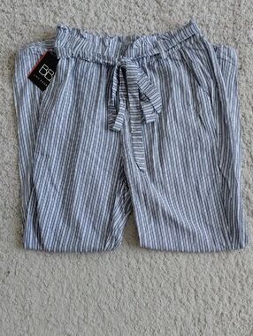 BBJ Los Angeles Stripe Paperbag Joggers